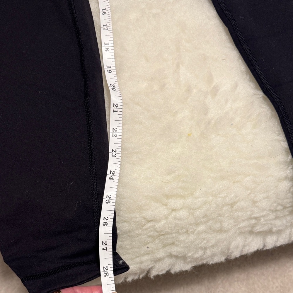 lululemon athletica Black Leggings size 12 and 28 ‘’ length